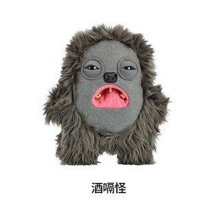 🔥星夢優選🔥FUGGLER正版萌芽怪獸 放克牙寶 淘金系列 酒嗝怪 醜萌搞怪 毛絨公仔 陪伴玩偶 可愛娃娃擺件 生日