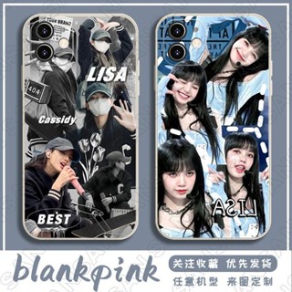 臺灣出貨Blackpink手機殼蘋果14pro金珍妮ROSE金智秀LISA小米OPPO12XRVIVO官方小卡手機保護殼