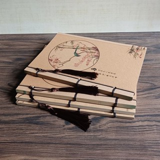 文具 計祘紙國潮筆記本中國風筆記本國潮古風用品仿古本子複古抄詩記事本 9C2E--&*
