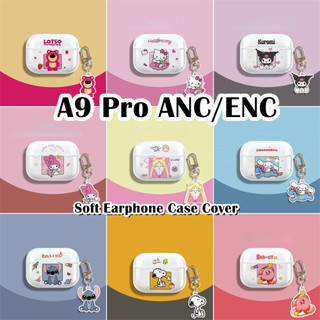 適用於 A9 Pro ANC/ENC Case 耳機套卡通透明軟矽膠套