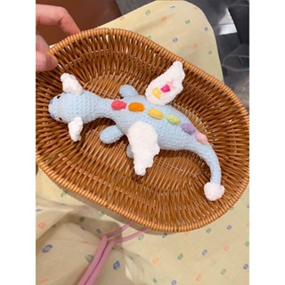 [Vlovelife]臺灣出貨 手作材料包 編織材料包 毛綫團鈎針天空龍baby手工編織diy材料包自製可愛抱枕玩偶送女