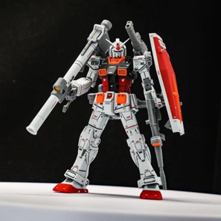 雷霆配色元祖GTO RX-78-2 HG 元祖高達拚裝模型潮玩送支架