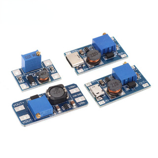 DC-DC可調升壓模組 帶type-c MICRO口寬壓穩壓電源模組 2A升壓板
