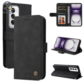 Xicci 適用於 OPPO Reno 12 5G/Reno 12Pro 5G/Reno 12F 5G 手機殼帶翻蓋卡槽
