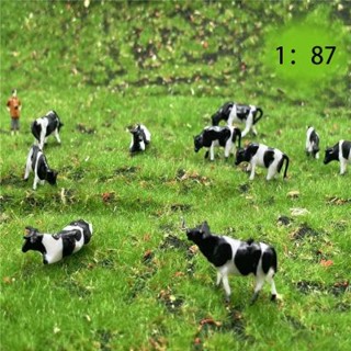 🌸臺灣熱賣🌸 實心模擬動物模型組 農場動物玩具 黑白牛