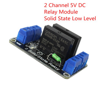 用於 Arduino 的 2 通道 5V DC 繼電器模組固態低電平 SSR AVR DSP