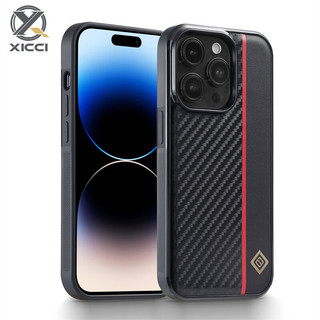 XICCI 商務皮革手機殼適用於 iPhone 16/16 Plus/16 Pro/16 ProMax 保護手機防震豪華