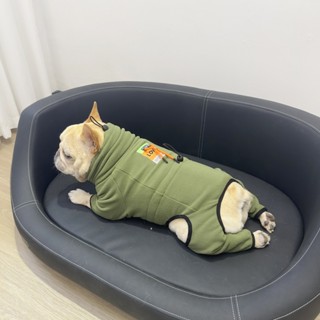 寵物潮牌法鬥四腳衣 法鬥衣服 寵物居家服 寵物秋冬四腳衣服 胖狗巴哥鬥牛保暖網紅狗狗衣服中小型犬