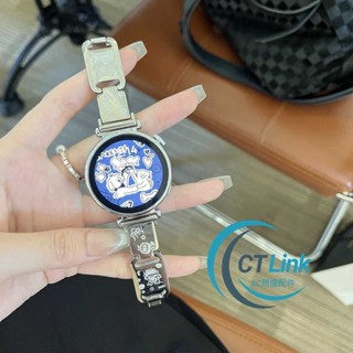 高階感 發財貓 不鏽鋼錶帶 適用 三星 Galaxy Watch 6 5 4 金屬錶帶 佳明 小米 18/20/22mm