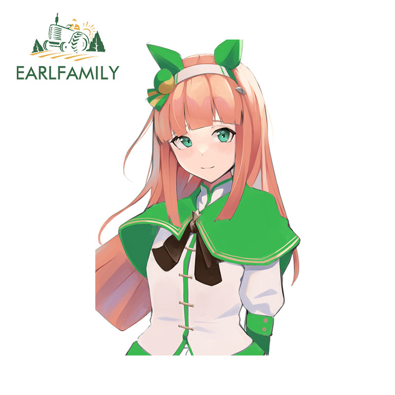 EARLFAMILY 13cm Pretty Derby Silence Suzuka 汽車貼紙搞笑防水手推車筆記本電腦