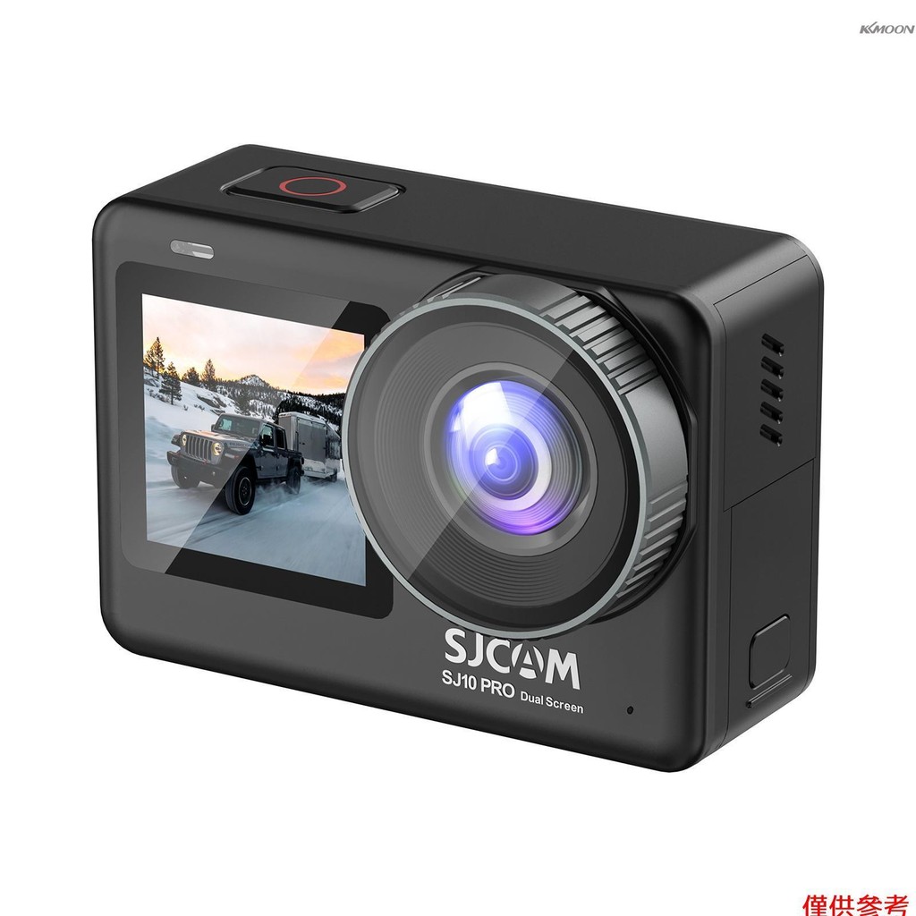 SJCAM SJ10PRO 4K/60FPS高清雙屏運動相機 20MP 2.33+1.3英寸IPS觸摸屏 170°超大廣