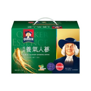 【QUAKER 桂格】無糖養氣人參盒裝（19瓶入）