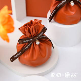 ✿ 夏初▪ 優品❀【現貨】手提喜糖盒 包裝盒 禮物盒 皮盒 婚禮小物桌上禮 禮盒包裝盒 禮盒紙盒 巧克力禮盒 禮物包裝盒