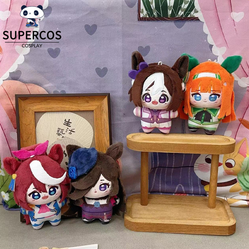 Uma Musume 漂亮德比毛絨 10cm 特殊週 Tokai Teio Riceshower 靜音鈴鹿海星身體娃娃玩