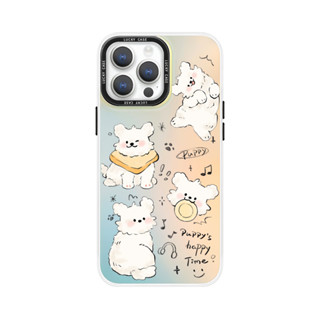 適用於麵包小白狗iPhone15Promax蘋果16磁吸magsafe手機殼pura70華為mate60小米14搞怪vi