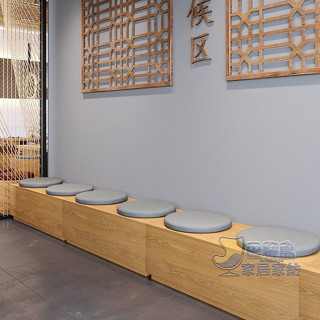 定製 奶茶店卡座 沙發 靠牆 甜品長條凳 咖啡店休閒 西餐廳實木桌椅組合 餐桌椅 定製