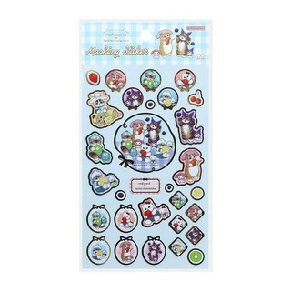Sanrio貼紙/ 藍/ 三麗鷗家族/ 貓福 eslite誠品