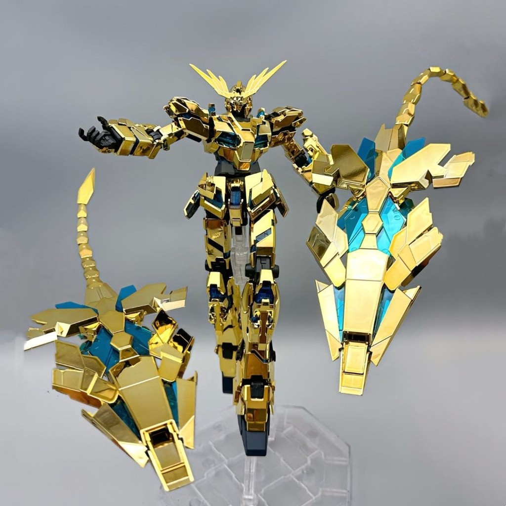 【鋼彈模型】星動 鋼彈模型 HG 1/144 電鍍版 菲尼克斯 金鳳凰三號機 獨角獸 高達拼裝模型 GUNDAM手辦玩具
