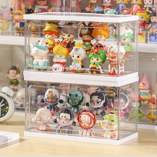 臺灣現貨⭐公仔展示盒 手辦收納盒 盲盒收納盒 公仔收納 透明盒 防塵收納盒 公仔收納盒 模型展示盒 公仔展示櫃 展示盒