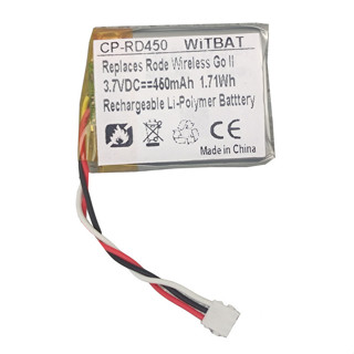 新款適用羅德Rode Wireless Go II無線麥克風電池必備