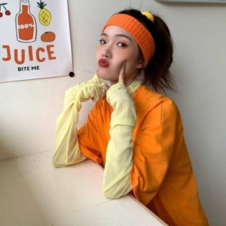 🔥臺灣出貨🔥 泫雅風上衣女網紗打底衫夏季薄款糖果色堆堆領長袖t恤內搭衫ins潮