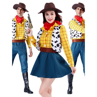 維斯 萬聖節男女童牛仔服裝玩具總動員成人牧羊女胡迪警長cosplay服裝
