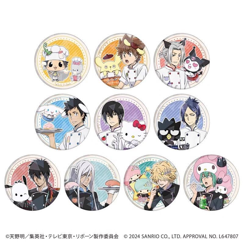 正版 正版 A3 傢庭敎師 三麗鷗聯動 正比閃吧唧徽章 週邊 65mm 官方 正版 代購