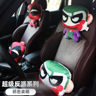 車載頭枕 四季通用型汽車頭枕腰靠卡通護頸枕可愛車載靠枕創意抱枕內飾用品 汽車座椅車枕 車內車枕 CkG0