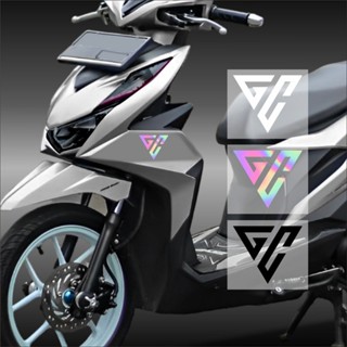GC 標誌切割貼紙 VIRAL GC MOTORCYCLE HITS 貼紙