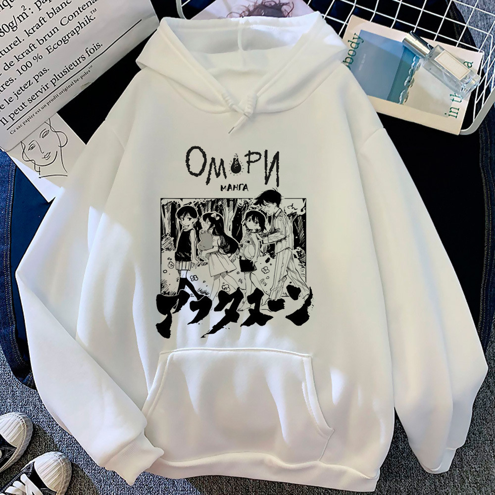 Omori 連帽衫漫畫舒適日本漫畫卡哇伊青少年衣服女性 hoddie 套頭衫冬季舒適圖案漫畫