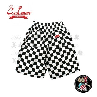 《美式工廠》美國 COOKMAN /Chef Pants short「Checker」Black
