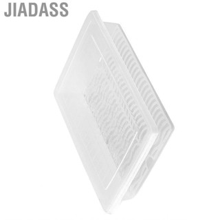 Jiadass 家用冰箱收納收納盒食品防漏帶蓋