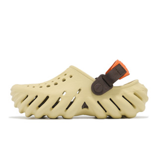 Crocs 童鞋 Echo Clog K 中童鞋 洞洞鞋 波波小克駱格 芝麻色 卡駱馳 [ACS] 2081900HX
