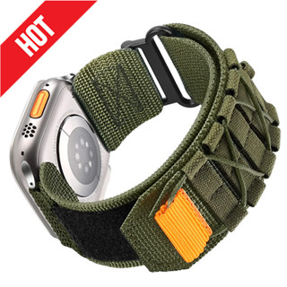 尼龍錶帶相容 Apple Watch Ultra 49mm 45mm 44mm iWatch Series 8 7 5