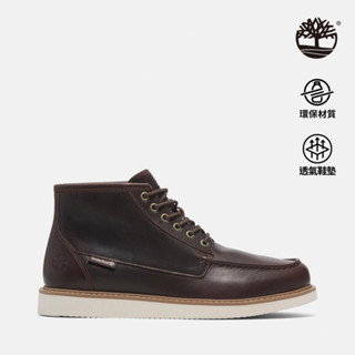 Timberland 男款棕色中筒休閒靴|A6AZEEM4