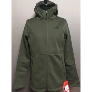 近全新 THE NORTH FACE 北面 夾克外套 Windwall Softshell XS 綠色 日本直送 二手