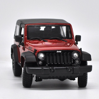 【高檔】現貨1:18 原廠 JEEP 吉普牧馬人撒哈拉羅賓漢敞篷吉普車合金汽車模型