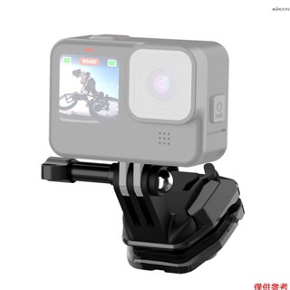 PULUZ PU942B 機車擋風玻璃運動相機支架夾 適用GoPro Hero 12/11/10, DJI OSMO