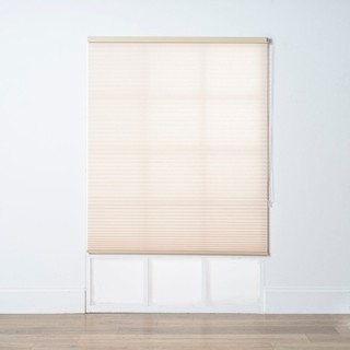 Sunline 拉繩式半透光蜂巢簾135x165cm 米杏