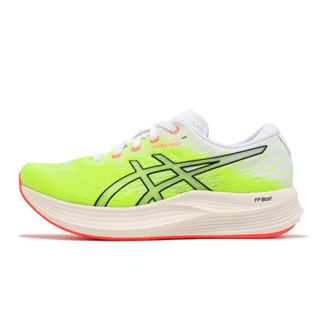 Asics 競速跑鞋 EvoRide Speed 2 女鞋 螢光綠 紅 路跑 亞瑟士 [ACS] 1012B597750