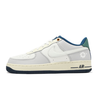 Nike 休閒鞋 Air Force 1 LV8 GS 大童 女鞋 米白 紫外線UV變色 ACS HM3721-111
