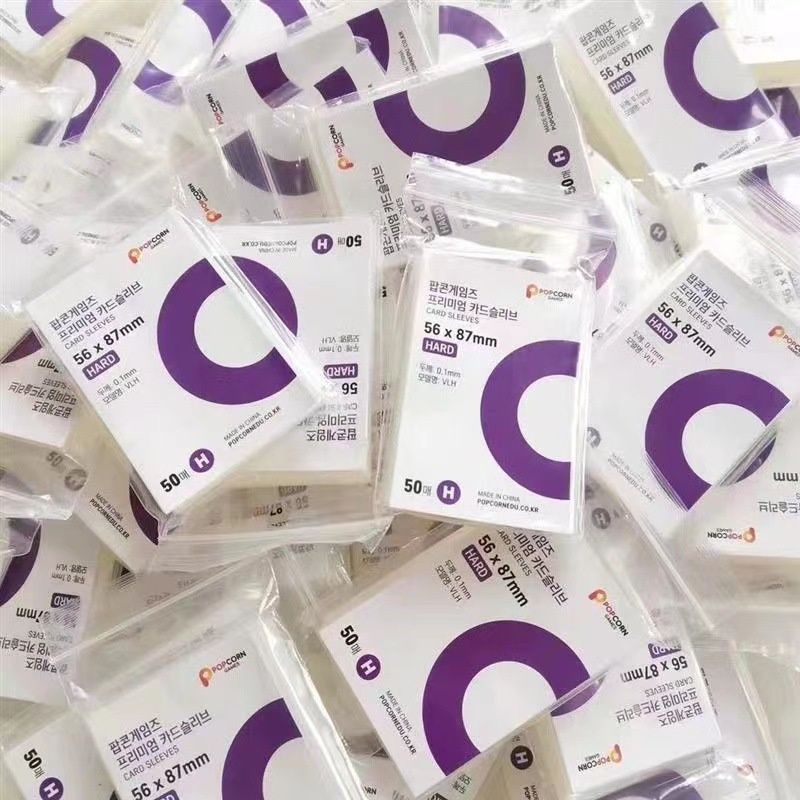 台灣現貨⭐卡膜 卡套 20絲 爆米花卡膜 小卡保護膜 CPP高透卡膜 愛豆卡套 爆米花卡套 小卡卡膜 平口卡套