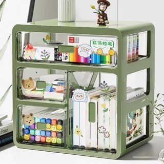 桌面收納盒書桌文具書本抽屜式整理盒辦公桌工位神器辦公室置物架