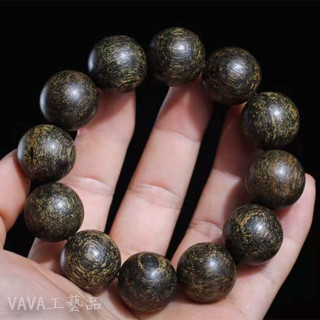 【vava工藝品】芽莊沉香手串佛珠 天然越南原木手鍊