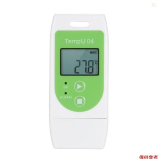 Data Logger 多用途 USB 溫度 Datalogger 可重複使用的 TEMP 記錄儀,具有 32,000
