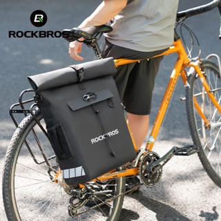 Rockbros 自行車後架提包完全防水 18L 大容量自行車擴展行李箱包行李架包適用於 MTB 公路自行車長途騎行旅行