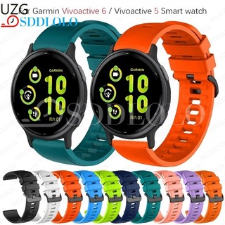 新的! Garmin Vivoactive 6 / Vivoactive 5 智能手錶矽膠錶帶的軟矽膠頸帶