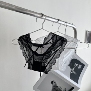 𝙁𝙍𝙀𝙀.𝙈𝙀 ☺︎ INNER PAJAMAS | 甜蜜誘惑_透紗蕾絲蝴蝶平角褲 蕾絲內褲 質感透紗 女生內褲 浪漫