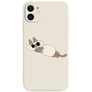 小豆泥手機殼暹羅貓適用iphone15u蘋果14promax可愛13華為mate60pro三星oppo卡通vivo創意超