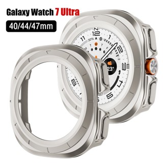 SAMSUNG PC 外殼 + 螢幕保護膜適用於三星 Galaxy Watch 7 Ultra 47MM 40MM 44